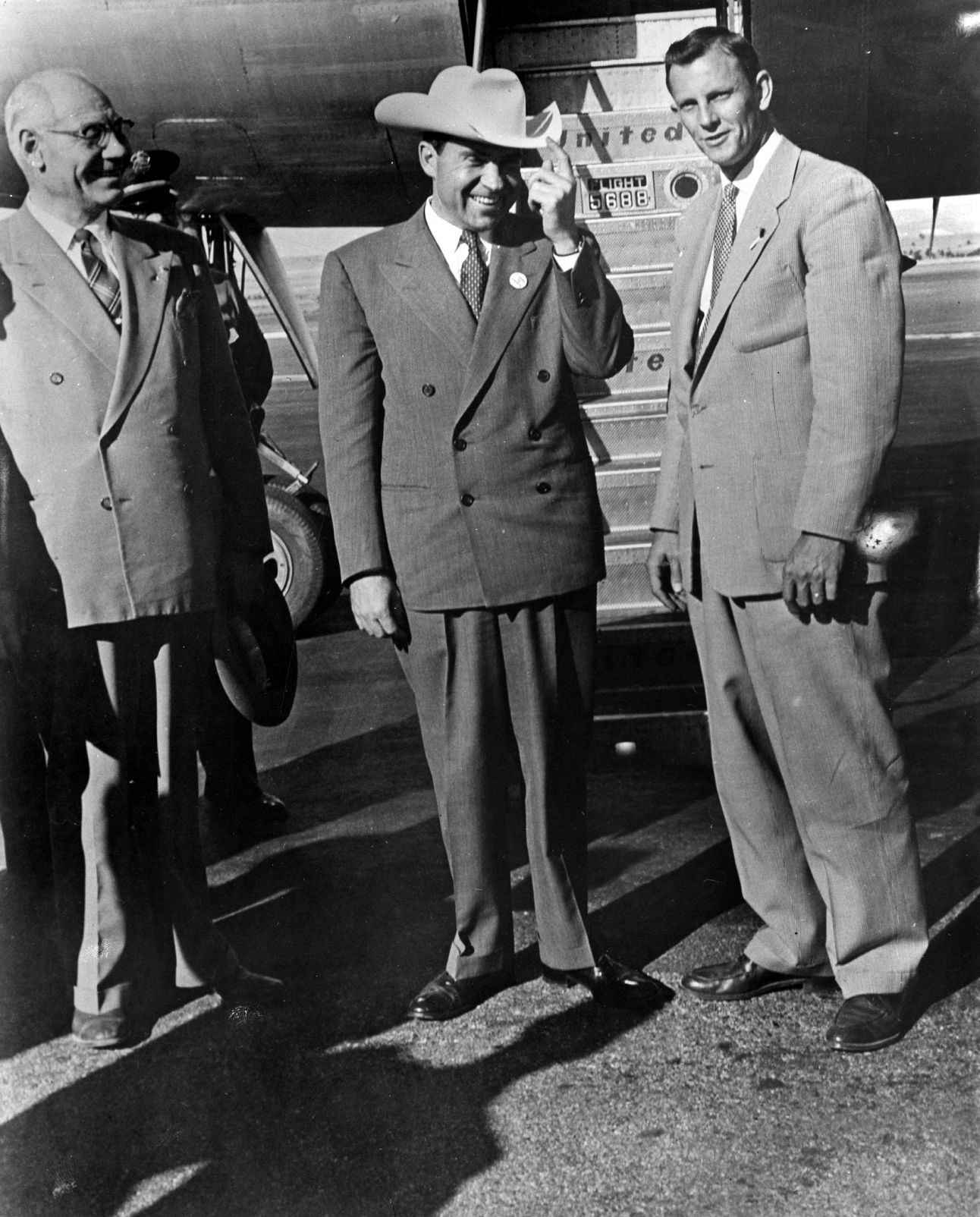 Vice President Richard Nixon in Billings